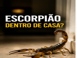 Escorpião dentro de casa em Palmas: por que acontece e o que fazer